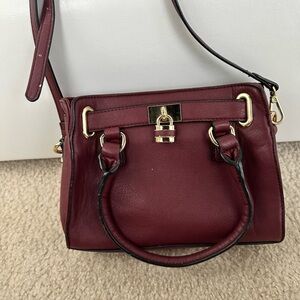 Charming Charlie Burgundy Handbag